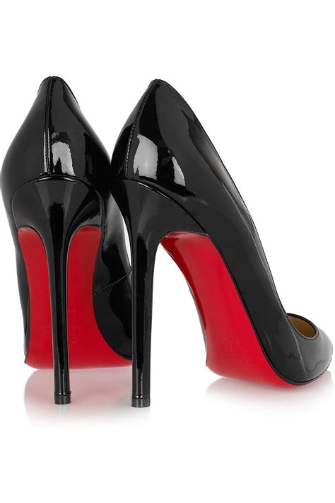 louis vuitton black and red heels|louis vuitton platform heels red.